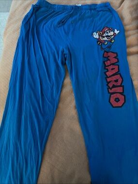 Nintendo Blue Mario Graphic Men’s Pants